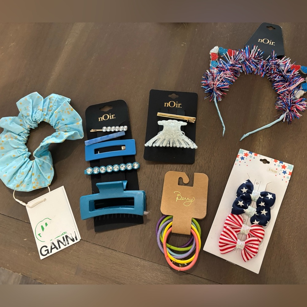 Lot of Colorful Hair Accessories